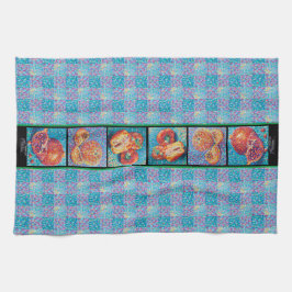 Paño De Cocina Mosaic Medley Patchwork Pointillismo