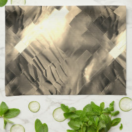 Paño De Cocina Mosaico abstracto extraño con choque de tonos