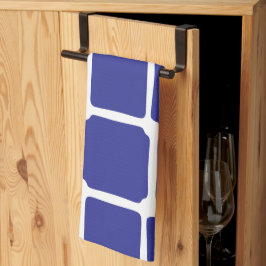 Paño De Cocina Mosaico Blue Uneven Squares