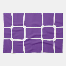 Paño De Cocina Mosaico de cuadrado desigual púrpura