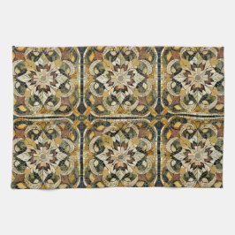 Paño De Cocina Mosaico de Elegancia de Tierra