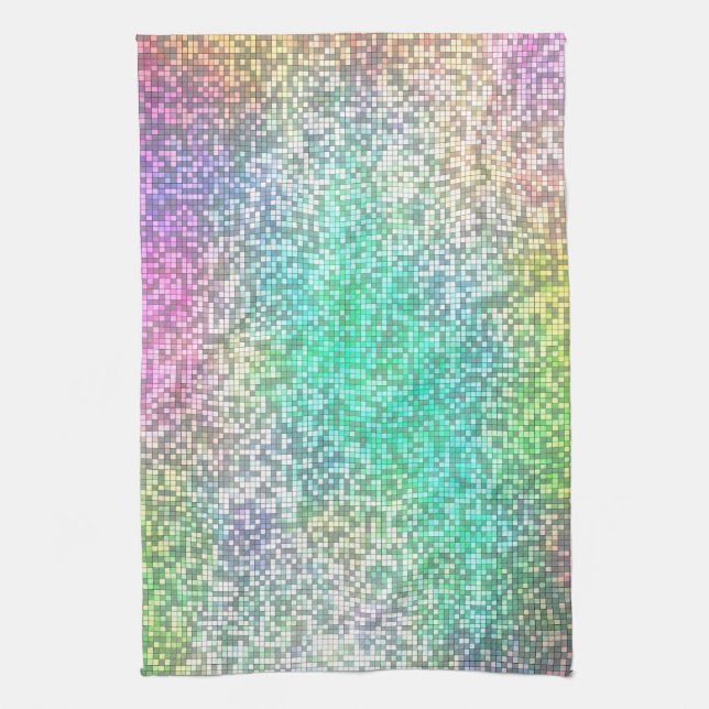 Paño De Cocina Mosaico de mosaico de colores Cosmos (Vertical)