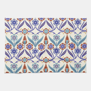 Paño De Cocina Mosaico turco: Colorido patrón sin foco