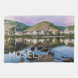 Paño De Cocina Moselle Ediger Eller Sunset River Cochem Souvenir