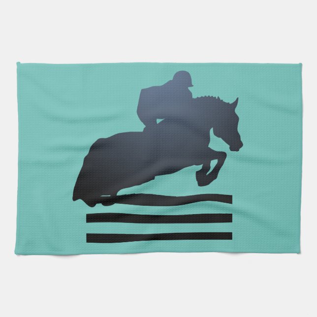 Paño De Cocina Mostrar salto limpiando un obstáculo (Horizontal)