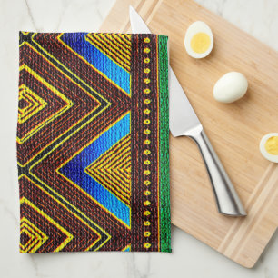 Paño De Cocina Motif tribal afrocéntrico