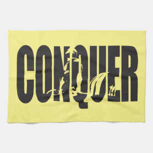 Paño De Cocina Motivación de Levantamiento de Peso - CONQUISTAR