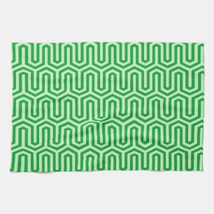 Paño De Cocina Motivo egipcio Deco - verde jade