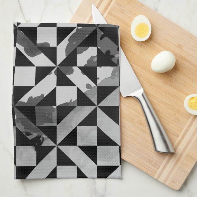 Paño De Cocina Motivos de color de agua 5 (Doblado Cuarto)