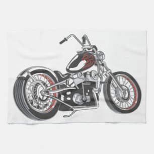 Paño De Cocina Motocicleta.
