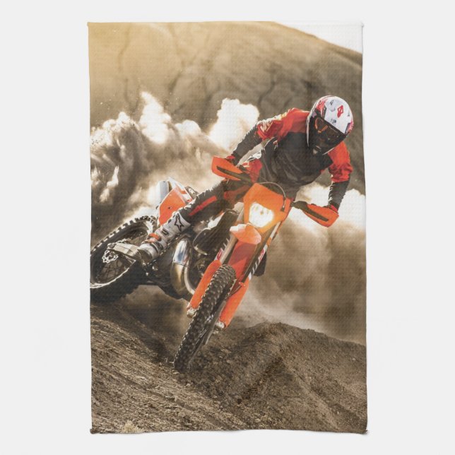 Paño De Cocina Motocross Rider (Vertical)