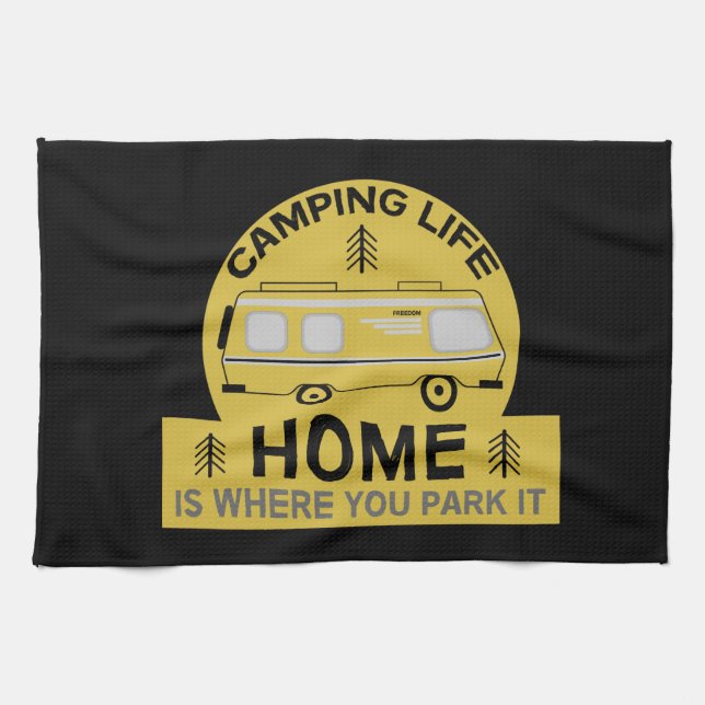Paño De Cocina Motohogar | RV Motorhome | Camping Life Latte Mug (Horizontal)