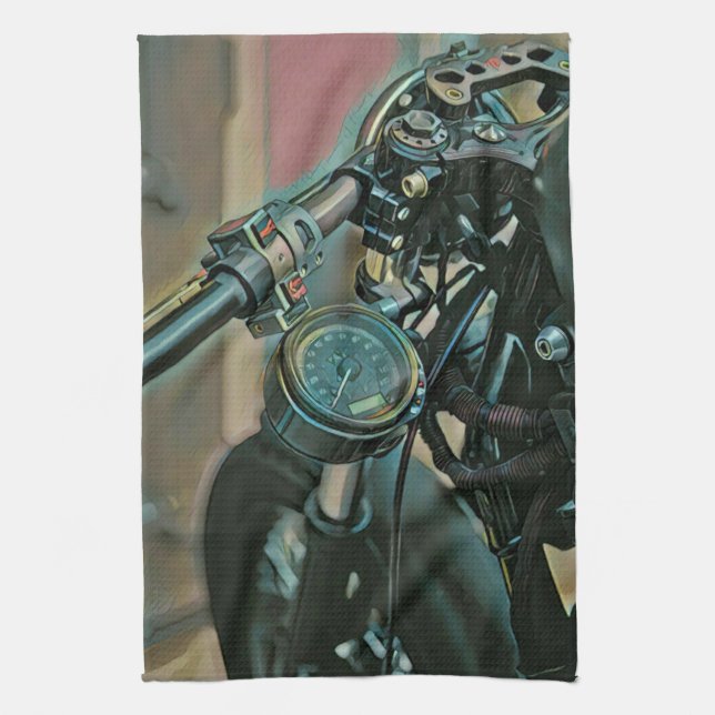 Paño De Cocina Motorcycles gift (Vertical)