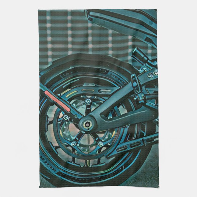 Paño De Cocina Motorcyclist gifts (Vertical)