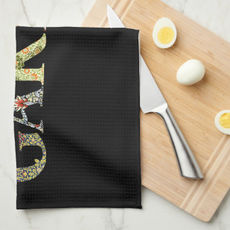 Paño De Cocina Motto y marco del jardín floral William Morris