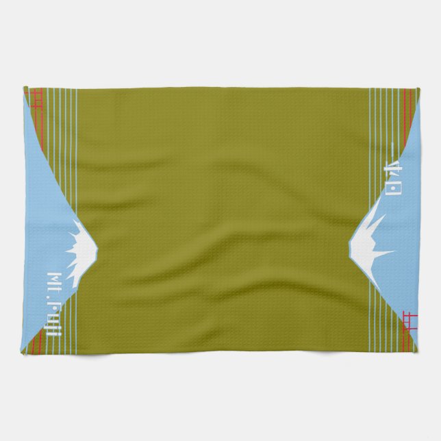 Paño De Cocina Mount Fuji Design Nippon1 キッチンタオル (Horizontal)