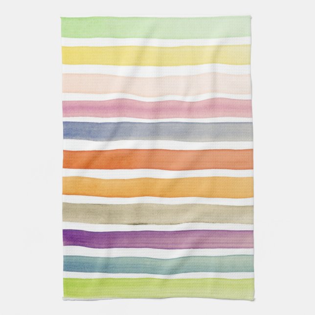 Paño De Cocina Movimientos pintados a mano del cepillo de la (Vertical)