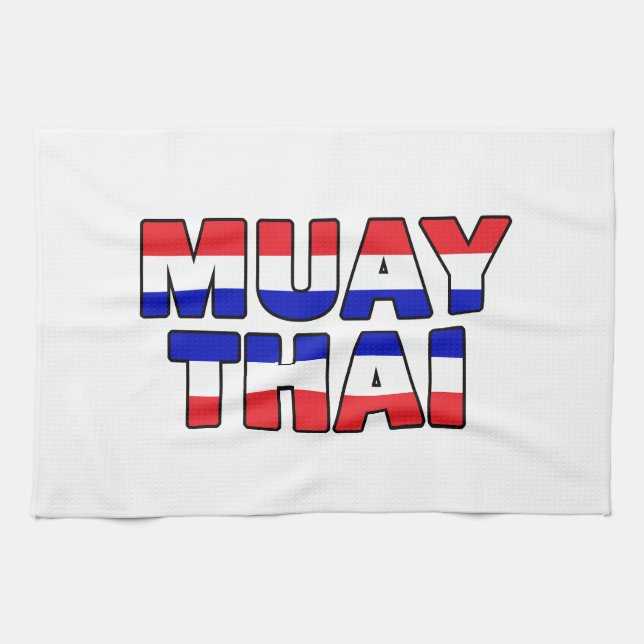 Paño De Cocina Muay Thai (Horizontal)