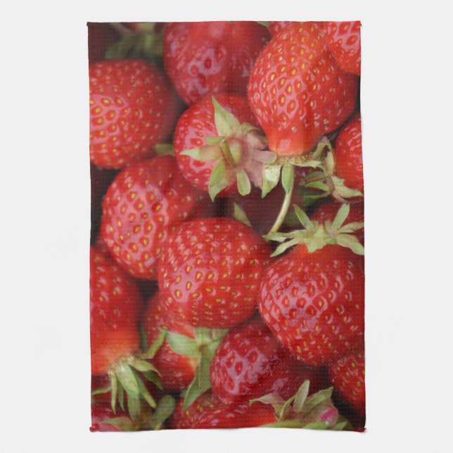 Paño De Cocina Muchas fresas (Vertical)