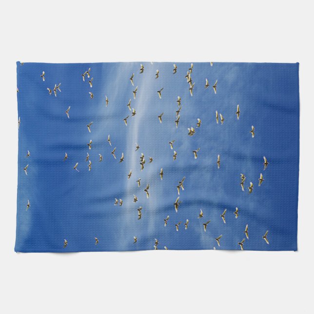 Paño De Cocina Muchos pájaros (Horizontal)