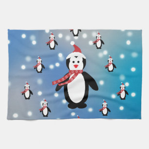 Paño De Cocina Muchos pingüinos