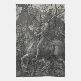 Paño De Cocina Muerte y el diablo Albrecht Durer del caballero