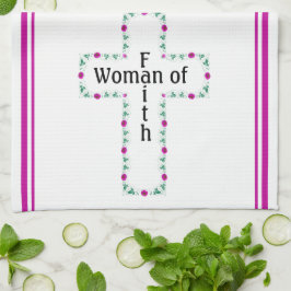 Paño De Cocina Mujer de fe
