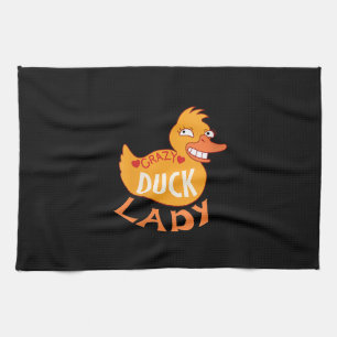Paño De Cocina Mujeres Pato Dama Regalo Duckling Y Ducky