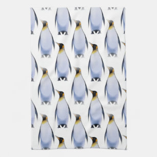 Paño De Cocina Multitud de pingüinos