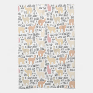 Paño De Cocina Multitud del modelo de las alpacas