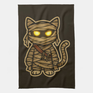 Paño De Cocina Mummy Gatito Espeluznante Adorable