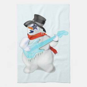 Paño De Cocina Muñeco de nieve