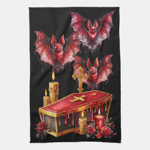 Paño De Cocina Murciélagos Vampiros