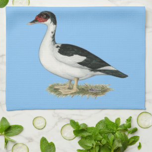 Paño De Cocina Muscovy Black Pied Duck