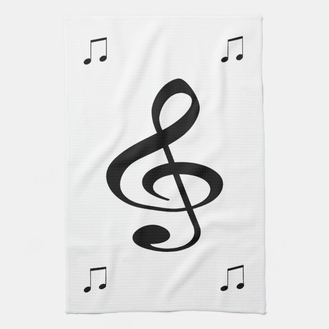 Paño De Cocina Música (Vertical)