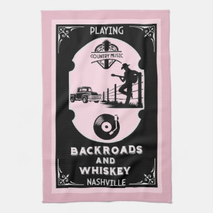 Paño De Cocina Música Country Romántica Clásica