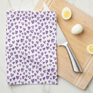 Paño De Cocina Muy Peri Watercolor Heart