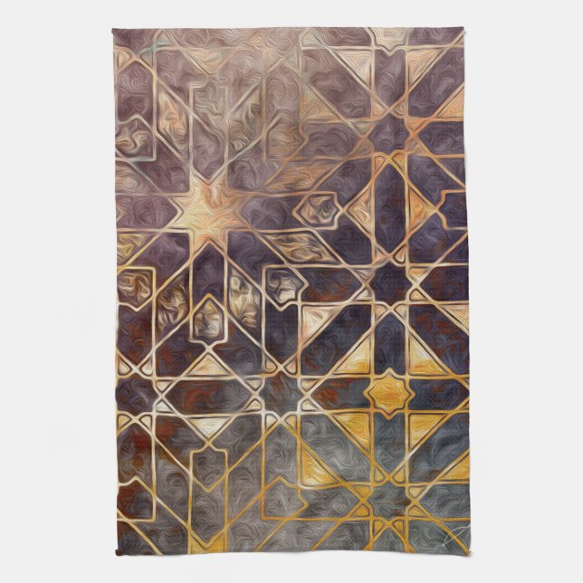 Paño De Cocina Mystic Tiles I (Vertical)