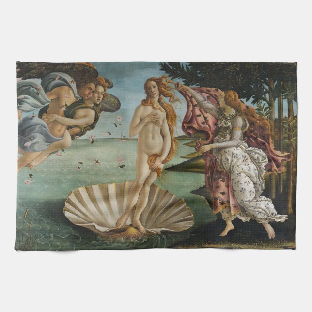 Paño De Cocina Nacimiento de Venus - Sandro Botticelli (Horizontal)