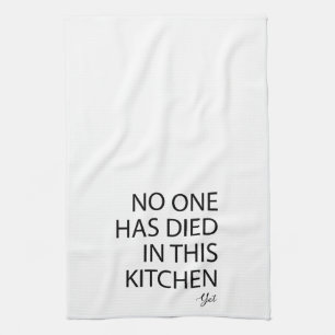 Paño De Cocina Nadie Ha Muerto En Esta Cocina Aunque Divertida