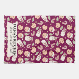 Paño De Cocina Nana’s Kitchen , Funny Grandmother 