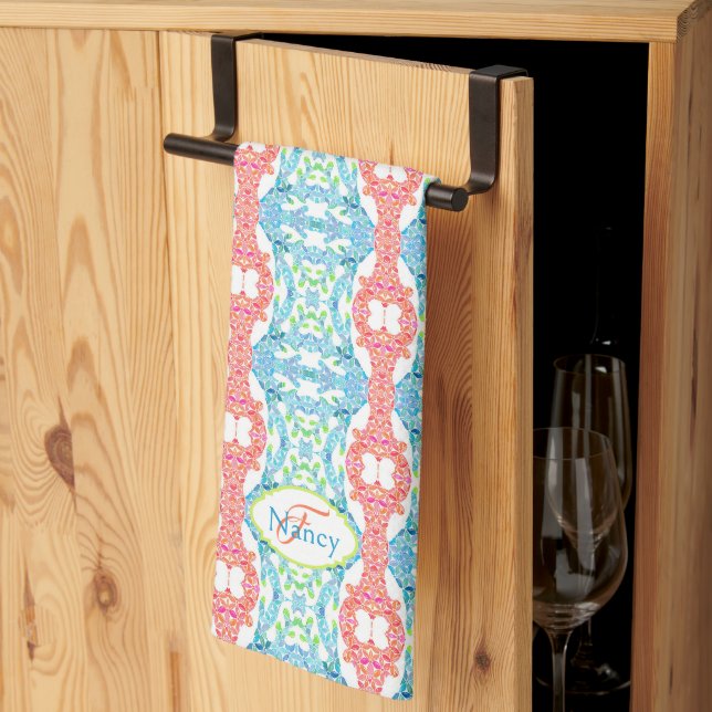 Paño De Cocina Nancy Mosaic Kitchen Towel (Pliegue de tercios)