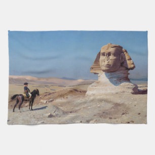 Paño De Cocina Napoleón Bonaparte ante la Esfinge (por Gérôme)