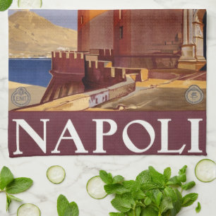 Paño De Cocina Nápoles, Italia, Castillo Castel Nuovo Viajes Anti