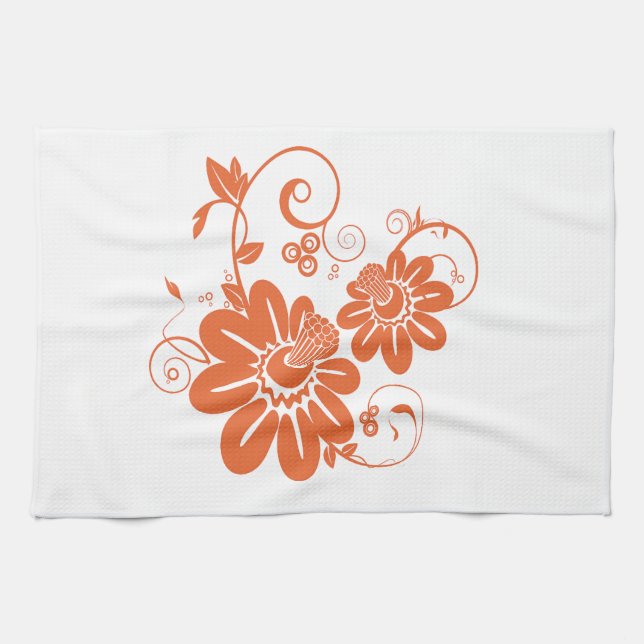 Paño De Cocina Naranja Blossom (Horizontal)