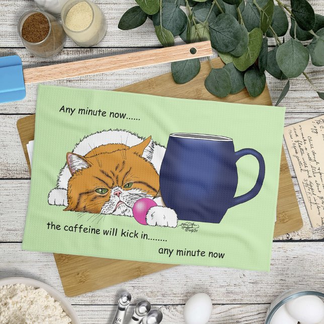 Paño De Cocina Naranja Cat Coffee Mug Blue (Subido por el creador)