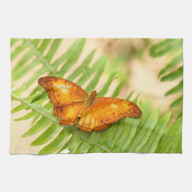 Paño De Cocina Naranja Cruiser mariposa (Horizontal)