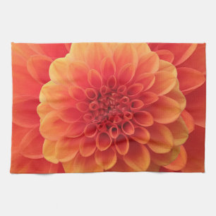 Paño De Cocina Naranja Dahlia