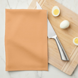 Paño De Cocina Naranja de arena sólida marrón pálido