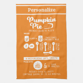 Paño De Cocina Naranja de cocina de calabaza de calabaza